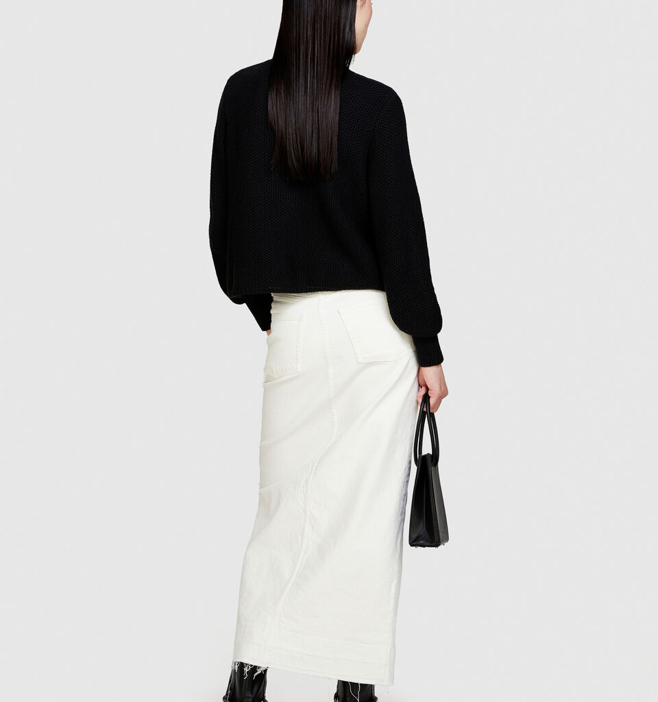 Cardigan with buttons - women's cardigans - Black | Sisley image number 3